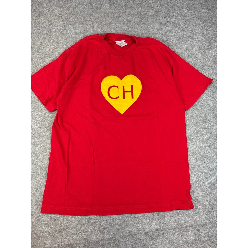 Alstyle Apparel & Activewear Shirt Mens Large Red Chapulin Colorado Short Sleeve